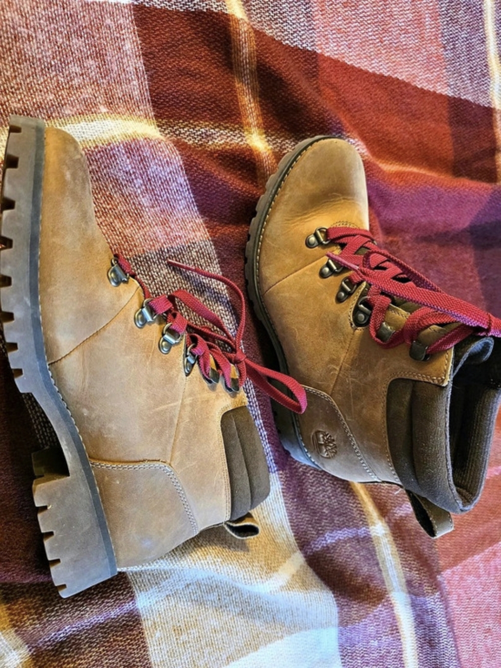 Timberland Brown Lace-Up Boots